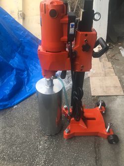 Concrete drills able to hold up to 8 inch bits inch bits