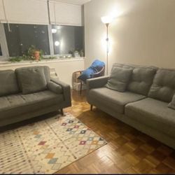 Sofa Set With Two Side Tablets 