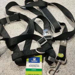 Top Paw Large Harness and Leash Set