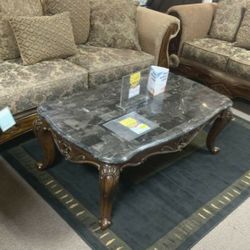 Traditional upholstered Sofa n Loveseat with wood trim $10 down leasin