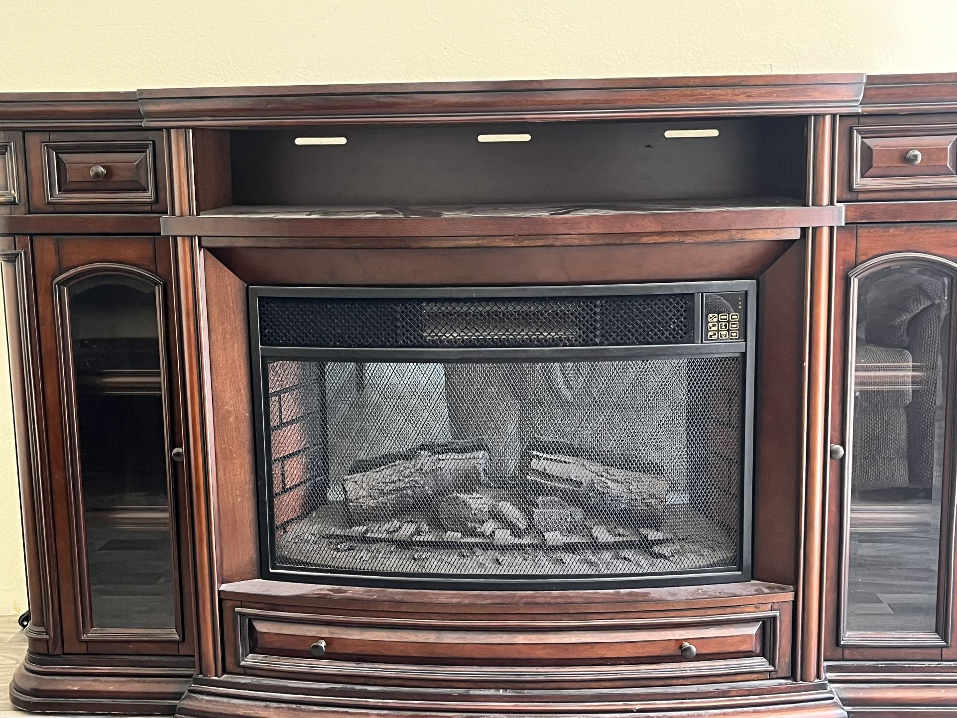 Electric Fireplace Mantel