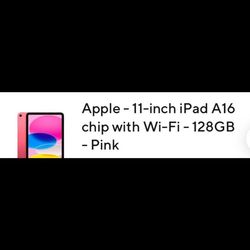Unlocked- WiFi chip included IPAD 11 in. A16