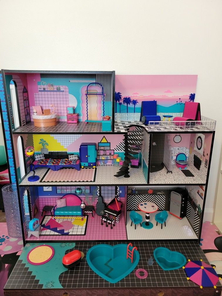 L.O.L Dollhouse, Dolls, And Accessories 