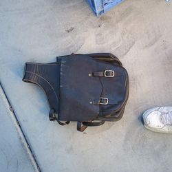Leather Saddle Bag