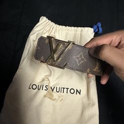 Gold Louis Vuitton Belt 