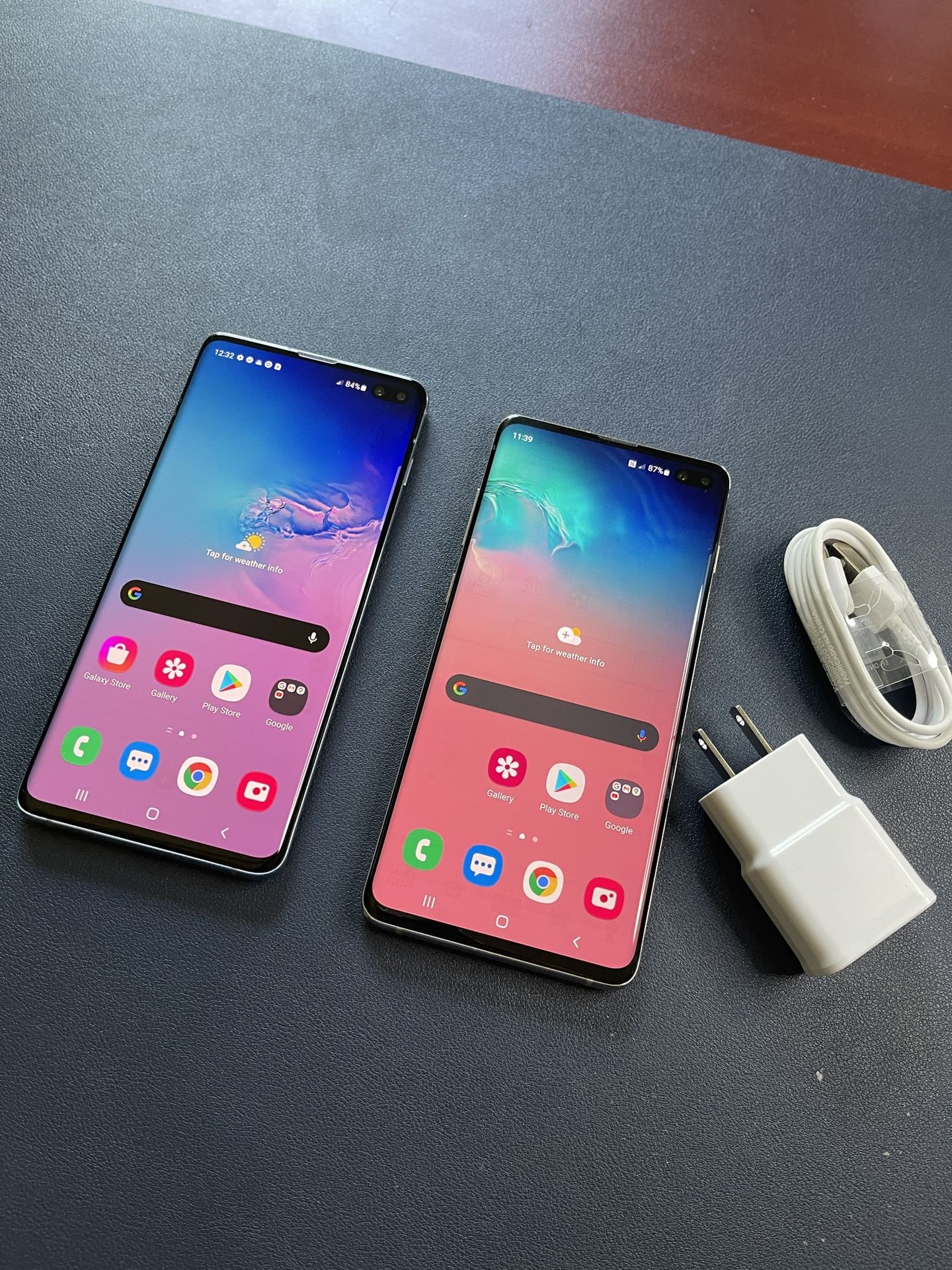 UNLOCKED SAMSUNG GALAXY S10 PLUS 128GB AT&T T-Mobile Metro PCs Cricket Verizon Cell Phone S10+