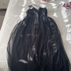 Formal Black Wedding Dress Lace