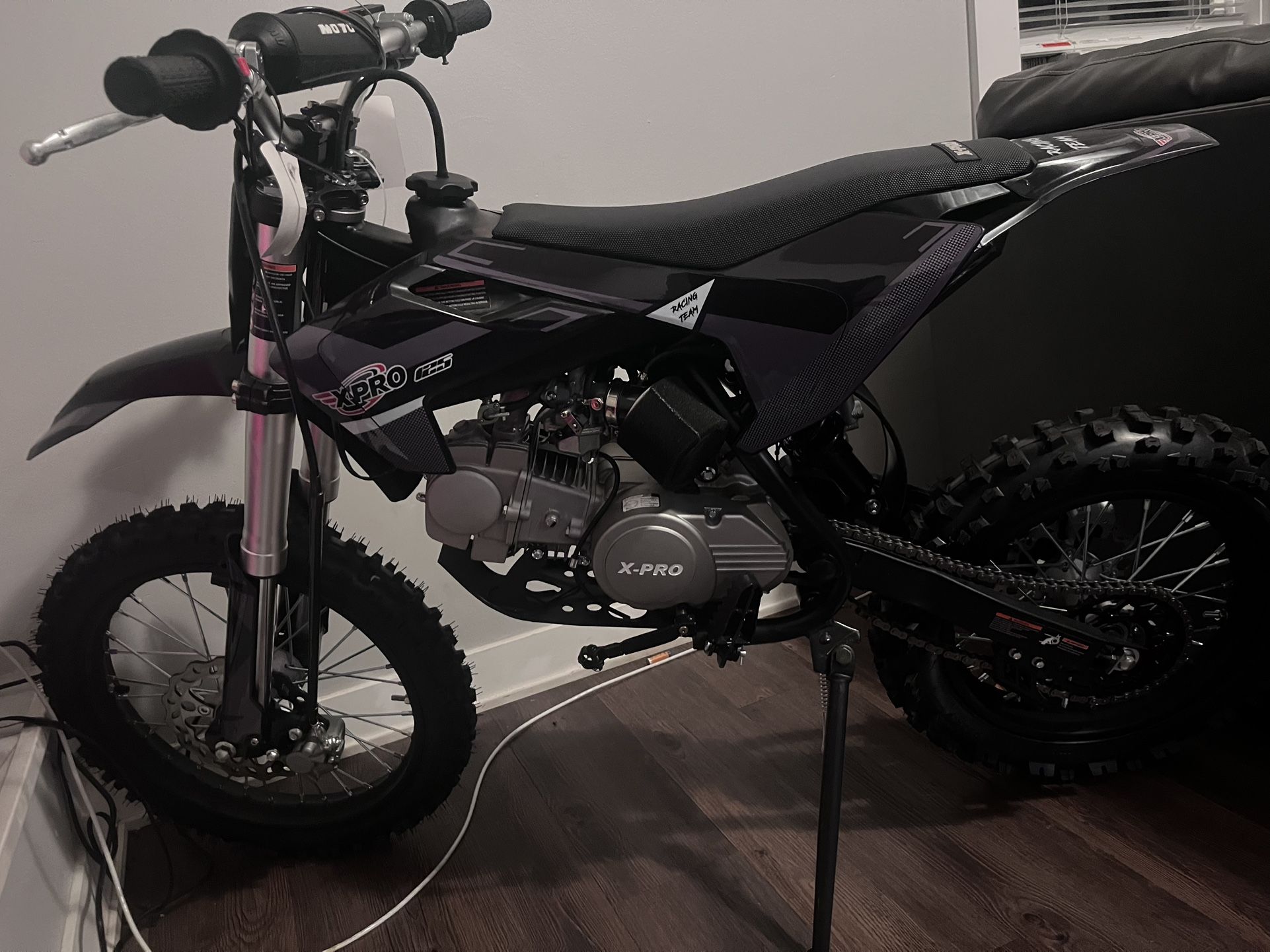 dirt bike 125cc max 55mph