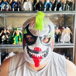 Psycho Clown Lucha Libre Mask Mexican Wrestling Adult Luchador Costume  Luchadores