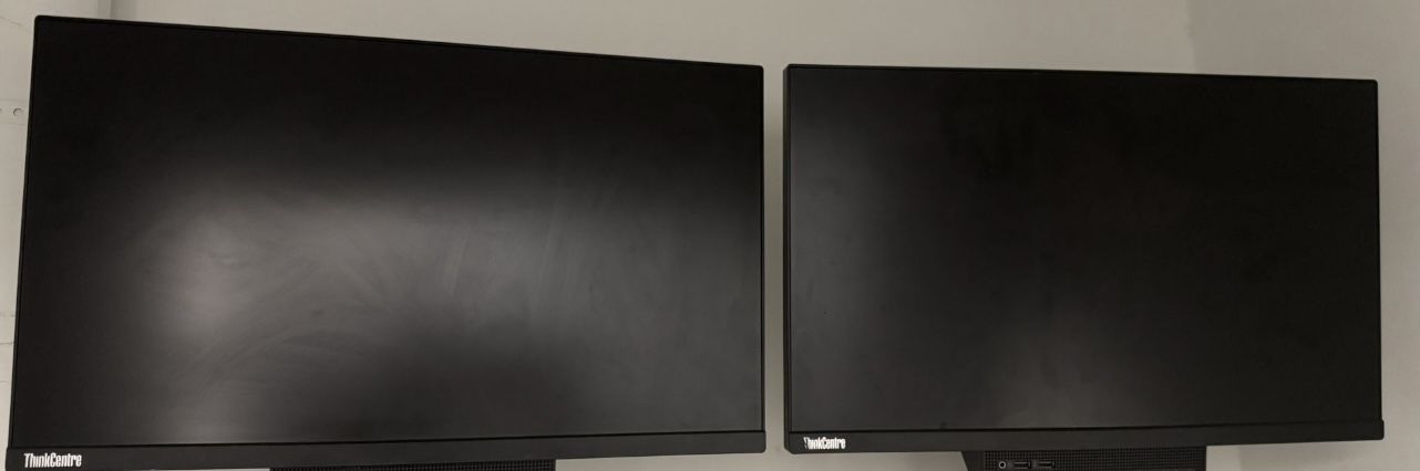 Dual Dell Monitors (24 Inches)