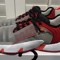 NEW Adidas Trae Unlimited Metal Grey/Carbon/Scarlet Basketball Shoes (Men’s Size 13.5) - $50
