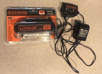 20V Lithium Battery Charger For Black & Decker Battery LBX20 LBXR20 LB20 US  for Sale in Alhambra, CA - OfferUp
