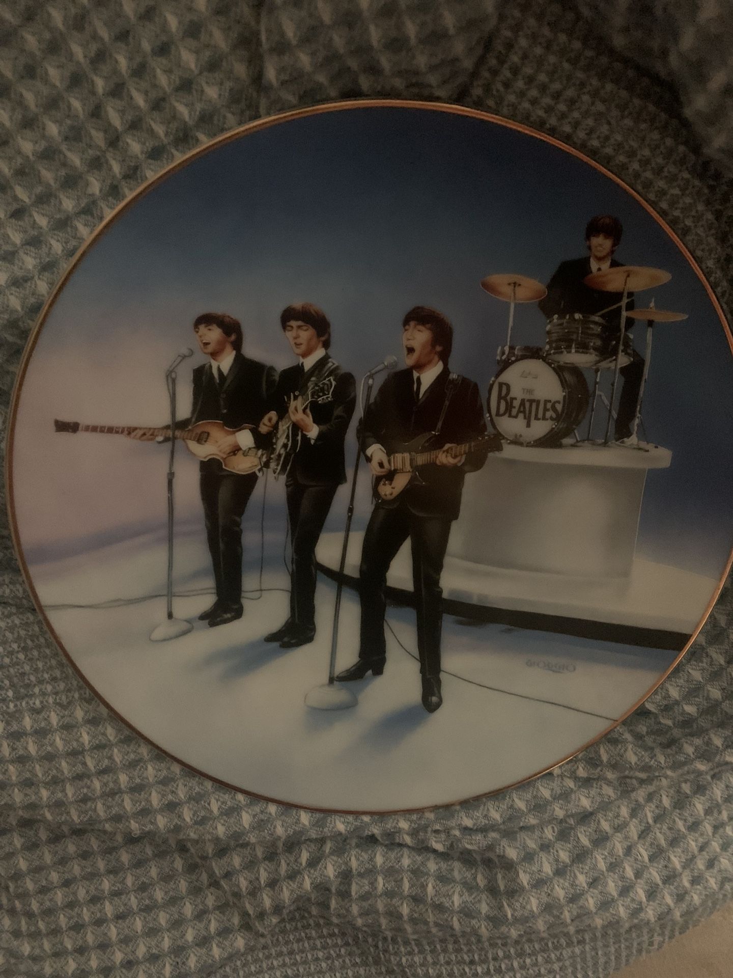 Collectors Beatles Plate