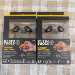 Klein Tools AESEB1 Bluetooth Jobsite Earbuds, Wireless Hearing Protection Earplugs with 28dB Noise Reduction Rating, 15-Hour Playtime