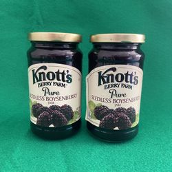 Knotts Berry Farm Seedless Boysenberry Jam, 16oz Jar 