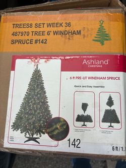 Ashland 6ft Pre-Lit Windham Spruce Christmas Tree