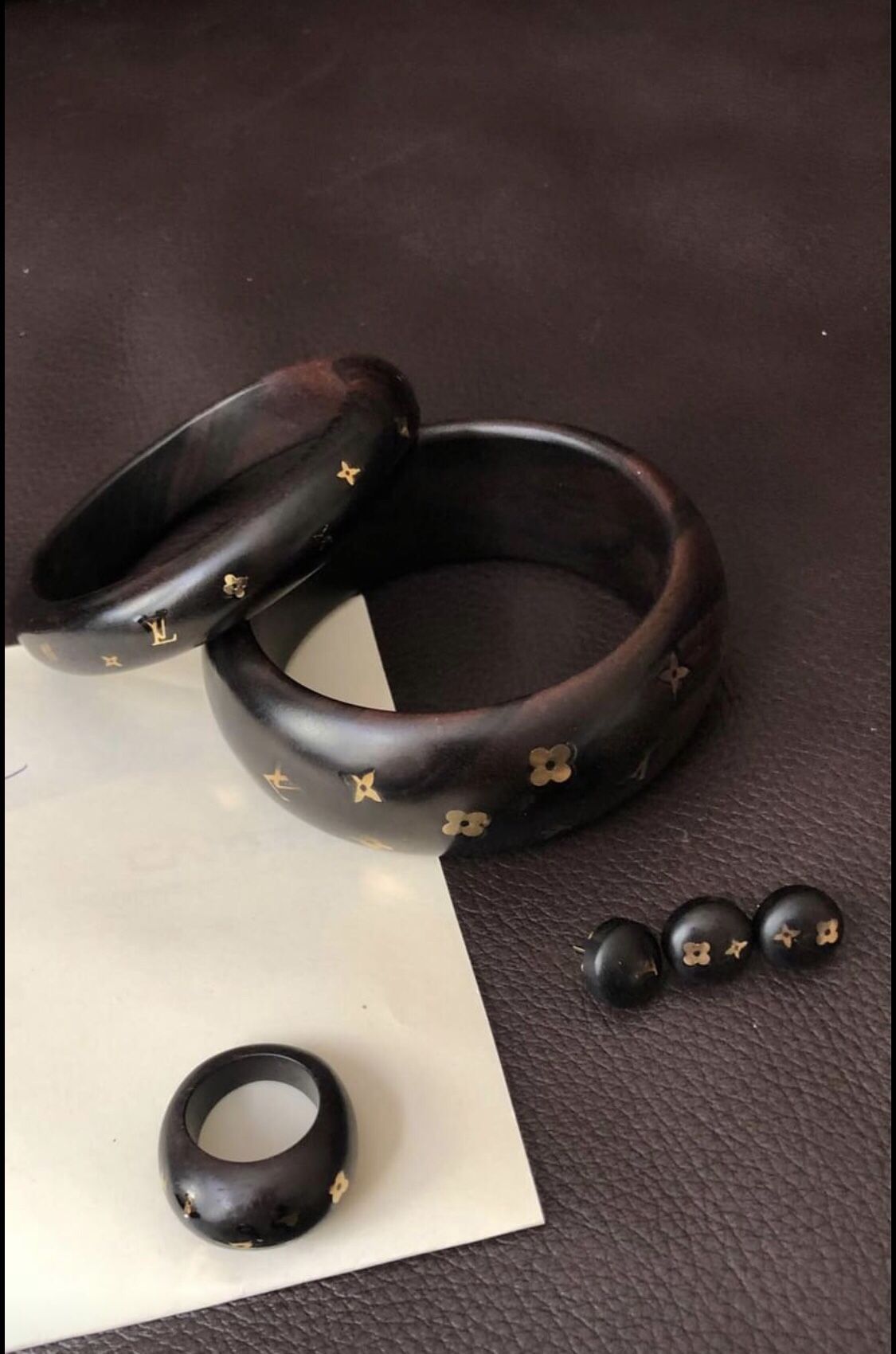 For grabs rare and limited edition Sylvania bracelets, ring, earrings, Louis Vuitton bracelets, Ring, Earrings