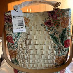 Brahmin Amelia Ivory Tahiti Leather Handbag – NEW w/ Tag