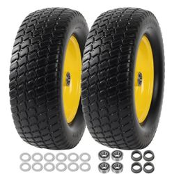 Flat Free Tires 15x6.00x6 NHS