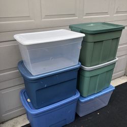 6 Totes 20 Gallon