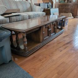 Long Wooden Coffee Table