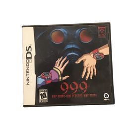 999 - 9 Hours, 9 Persons, 9 Doors - Nintendo DS used good condition CIB Nine
