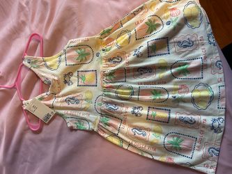 Girls' La Dolce Vita Print Dress with Tags