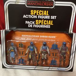 Star Wars the Mandalorian Shriek-Hawk 4 pack