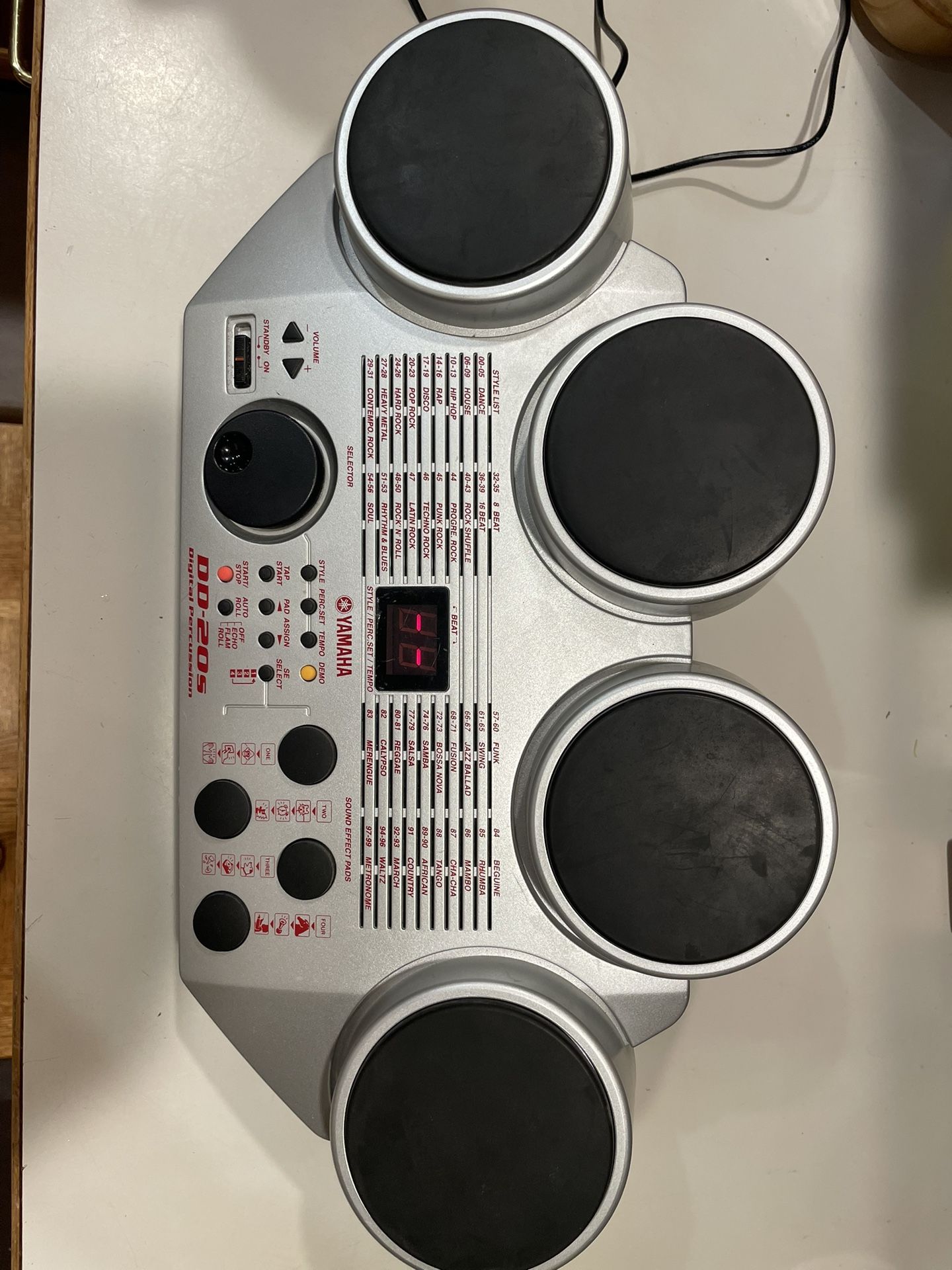 Yamaha Digital Percussion Drums (DD-20S) Tested Working Adapter