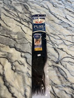 Milky Way Remy Pure 100% Human Hair Yaky Weave 18" 1B