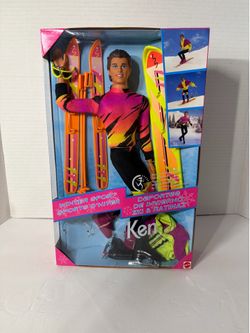 1994 Mattel Winter Sports Ken Doll