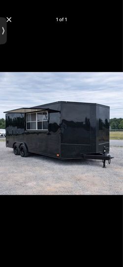 🚛 8.5x20 Enclosed Trailer BLACK