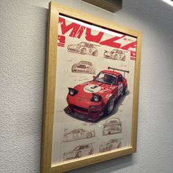 Mazda Miata Wall Art