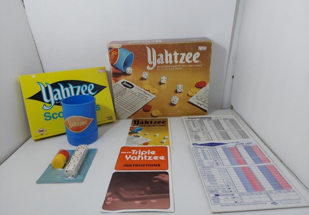Vintage 1975 Yahtzee Game. E.S Lowe. Made in U.S.A
