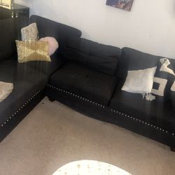 Black Sectional 