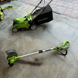 Electric Trimmer And Lawnmower 