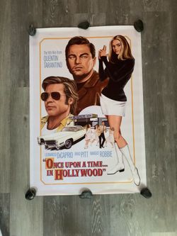 Once Upon A Time In Hollywood Film Poster 24 x 36