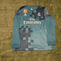 Cristiano Ronaldo #7 Real Madrid Away Jersey Long Sleeve 17/18