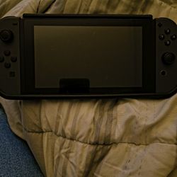 Black And Gray Nintendo Switch In Great Condition! 