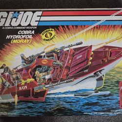 Vintage Hasbro G.I. Joe Cobra Hydrofoil Moray MISB GI Joe 