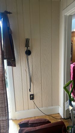 Rod Iron Candle Holder 