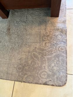 Rug - Gray/white - soft (70 in x 45 in)