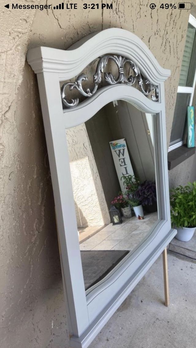 Large Mirror For Dresser Stunning Grey