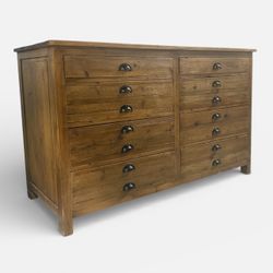 OUTSTANDING 8 DRAWER APOTHECARY CABINET