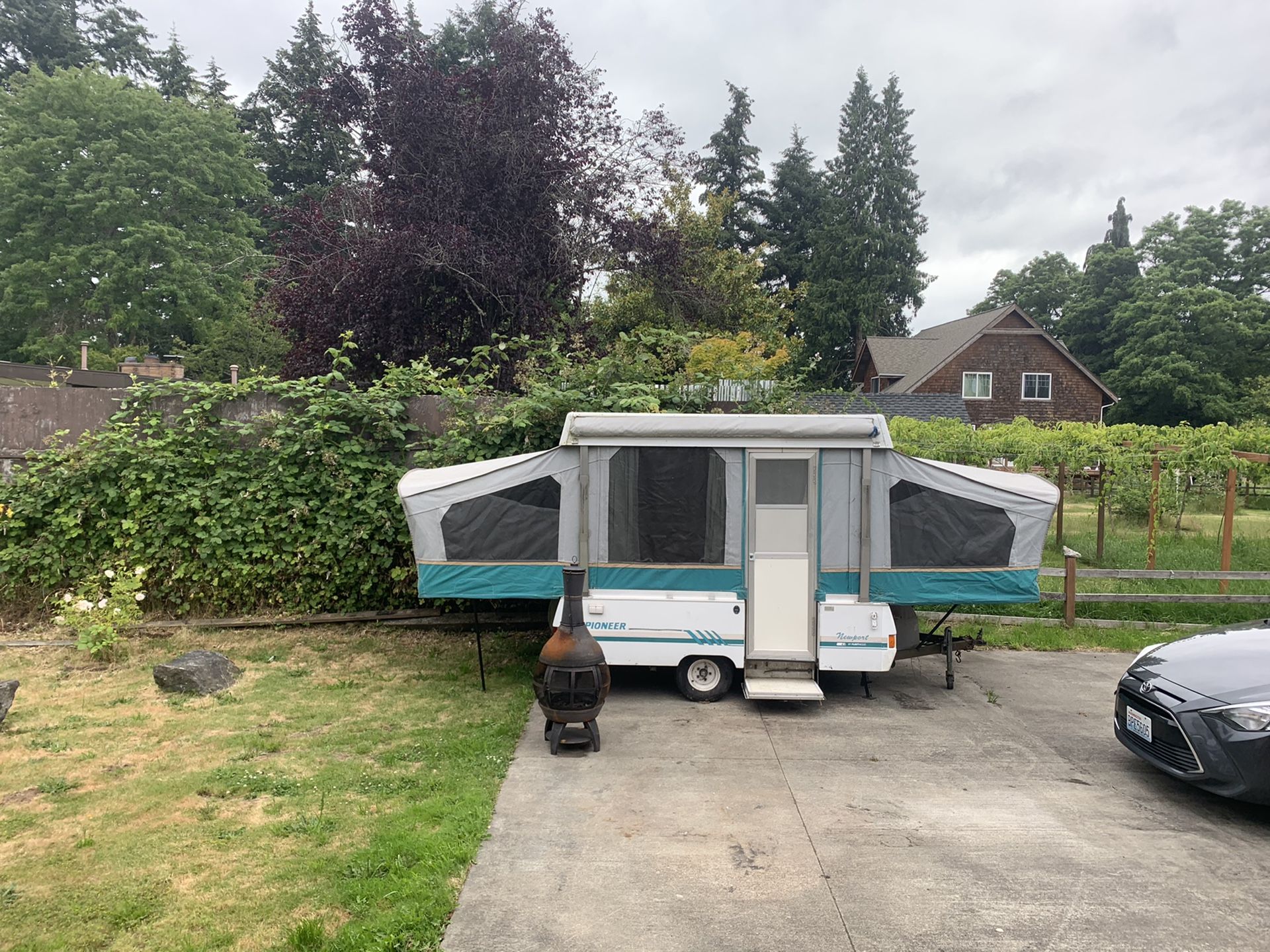 Camping Trailer Tent- Coleman Pioneer 96