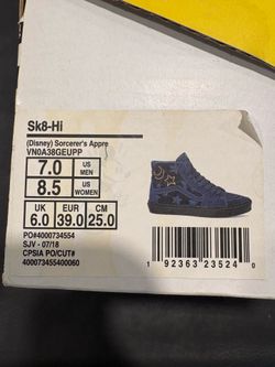 Vans/Disney sorcerers shoes