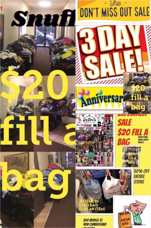 Snuffys fill a bag $20