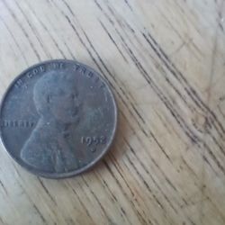 1952 US PENNY (D mark)