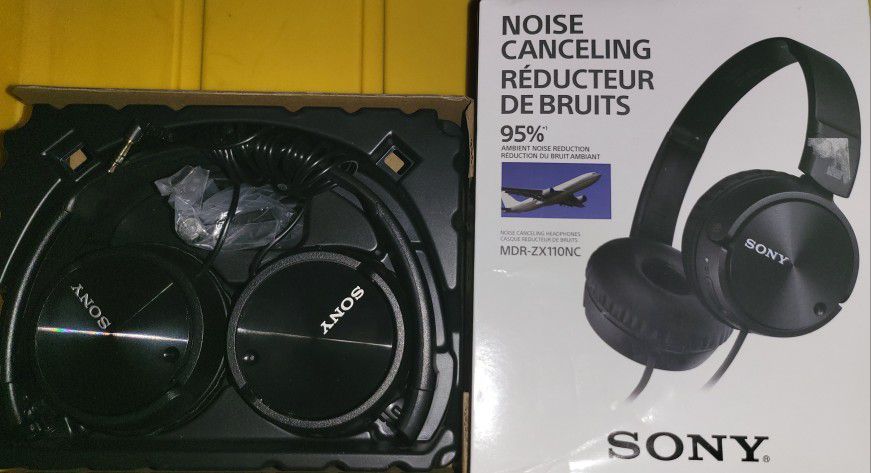 Sony On-Ear Noise Canceling Headphones 
