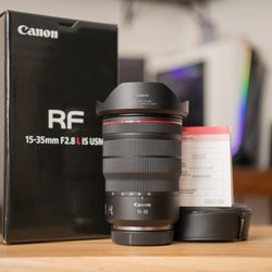 Canon rf 15-35mm f2.8 L lens